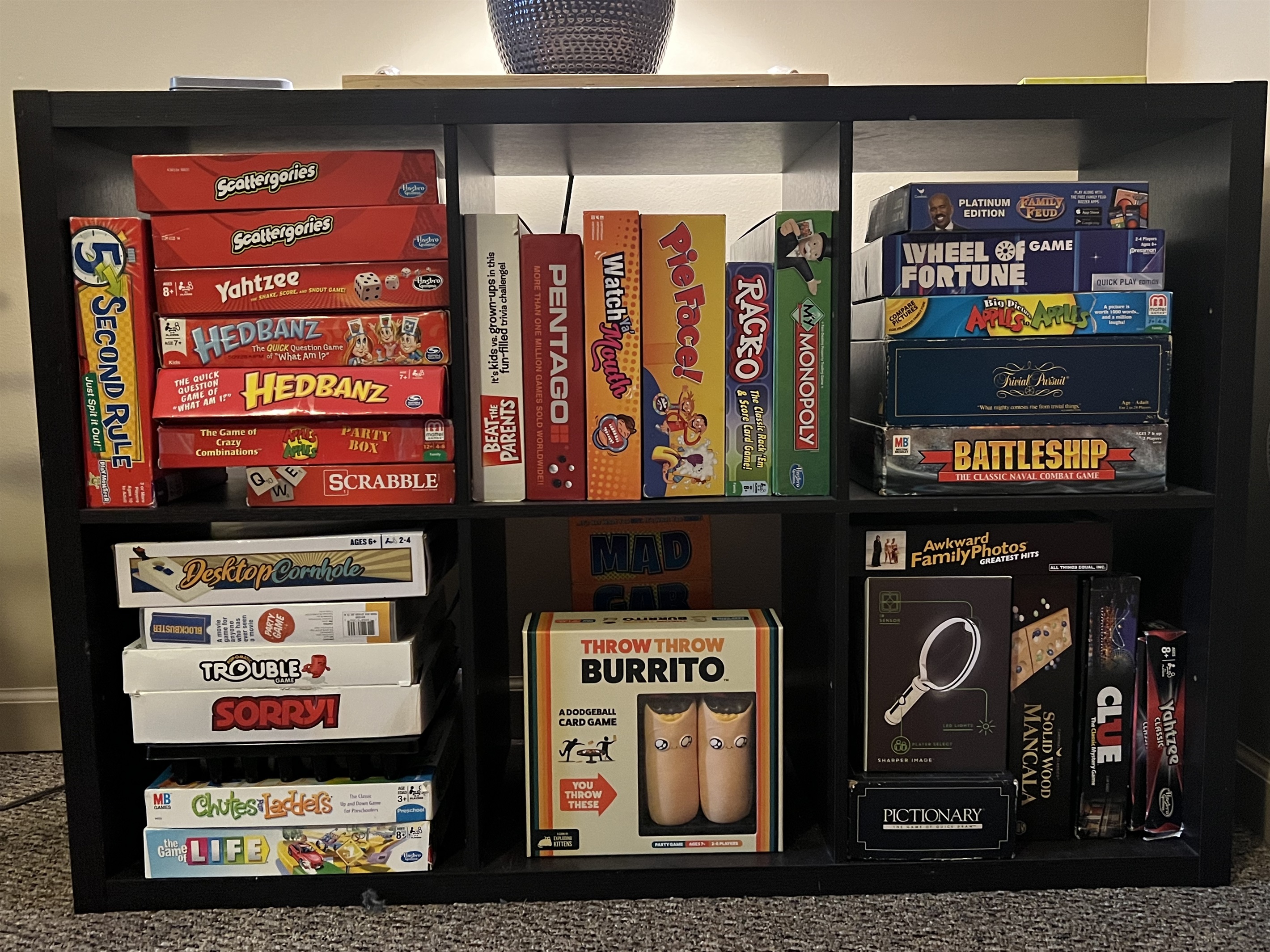 Assorted board games