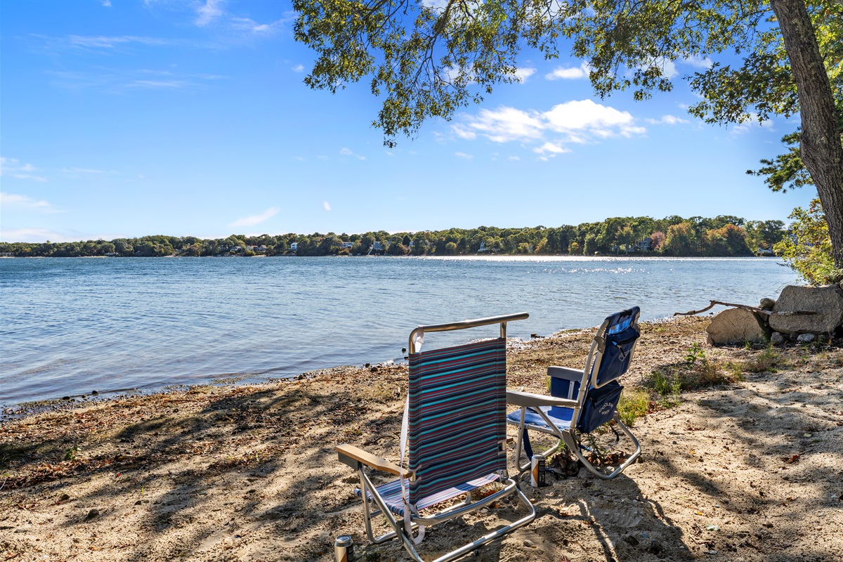 A stunning aerial view of The Wandery—nestled by the lake and surrounded by calm.