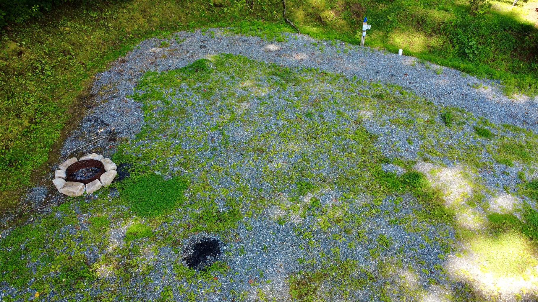 Site 2 — Full hookups, furry friends welcome, and your own campfire under the stars