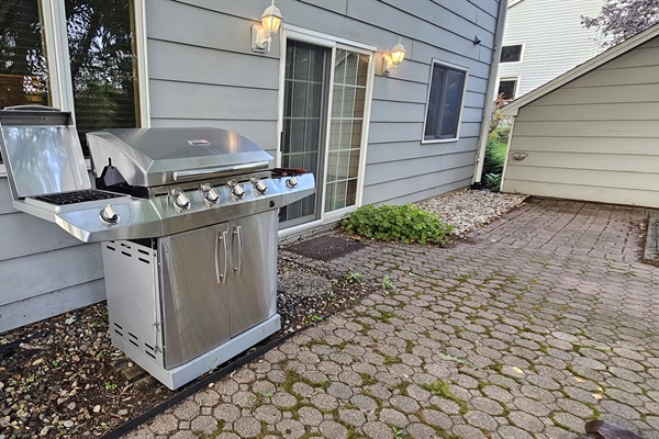 Outdoor grill area