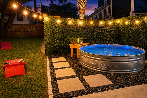 When the sun sets, the string lights come on — and the backyard becomes your family's favorite room of the house.