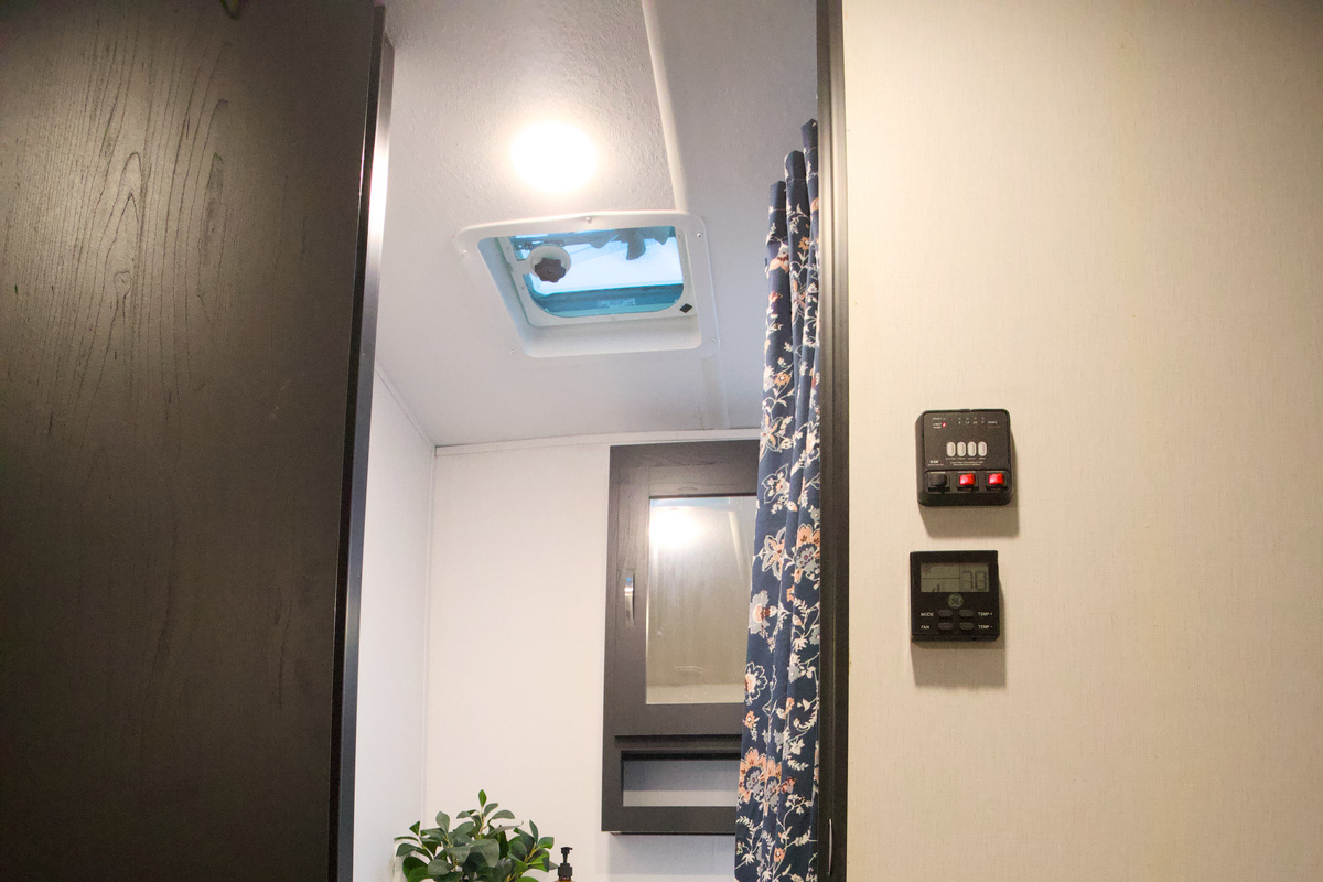 Small Spaces Bathroom - and hey! you can clean up, just like home!