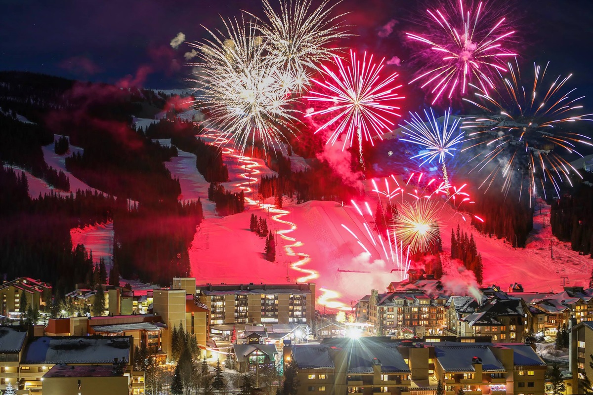 Copper Mountain on New Year's eve.