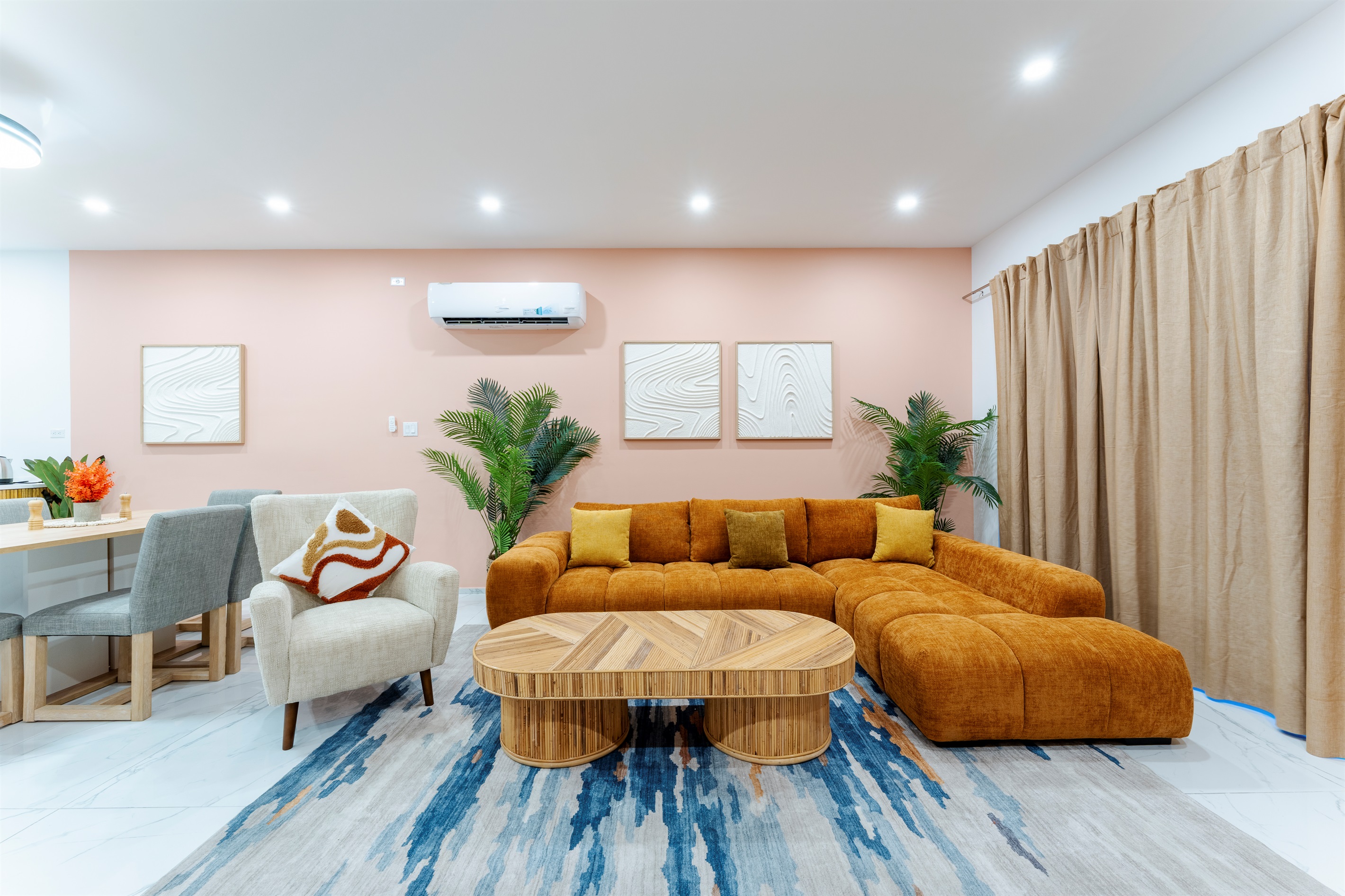 Living room lounging area