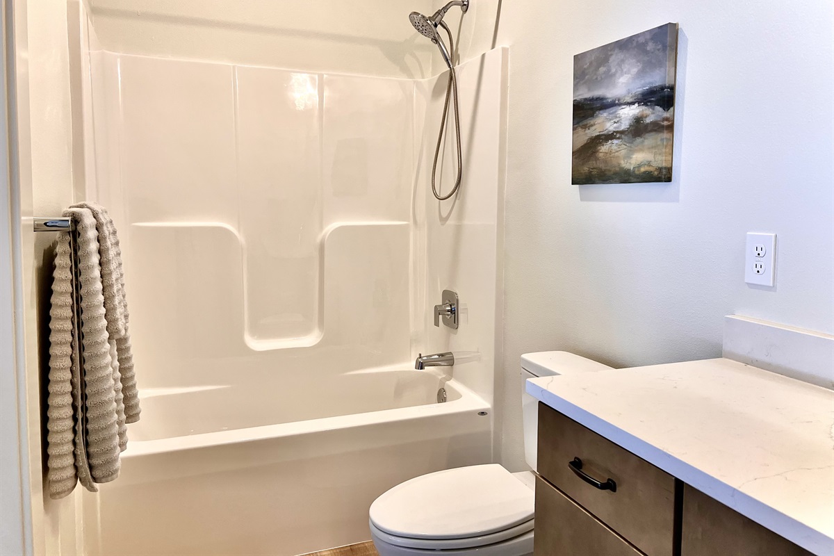 Combo tub shower