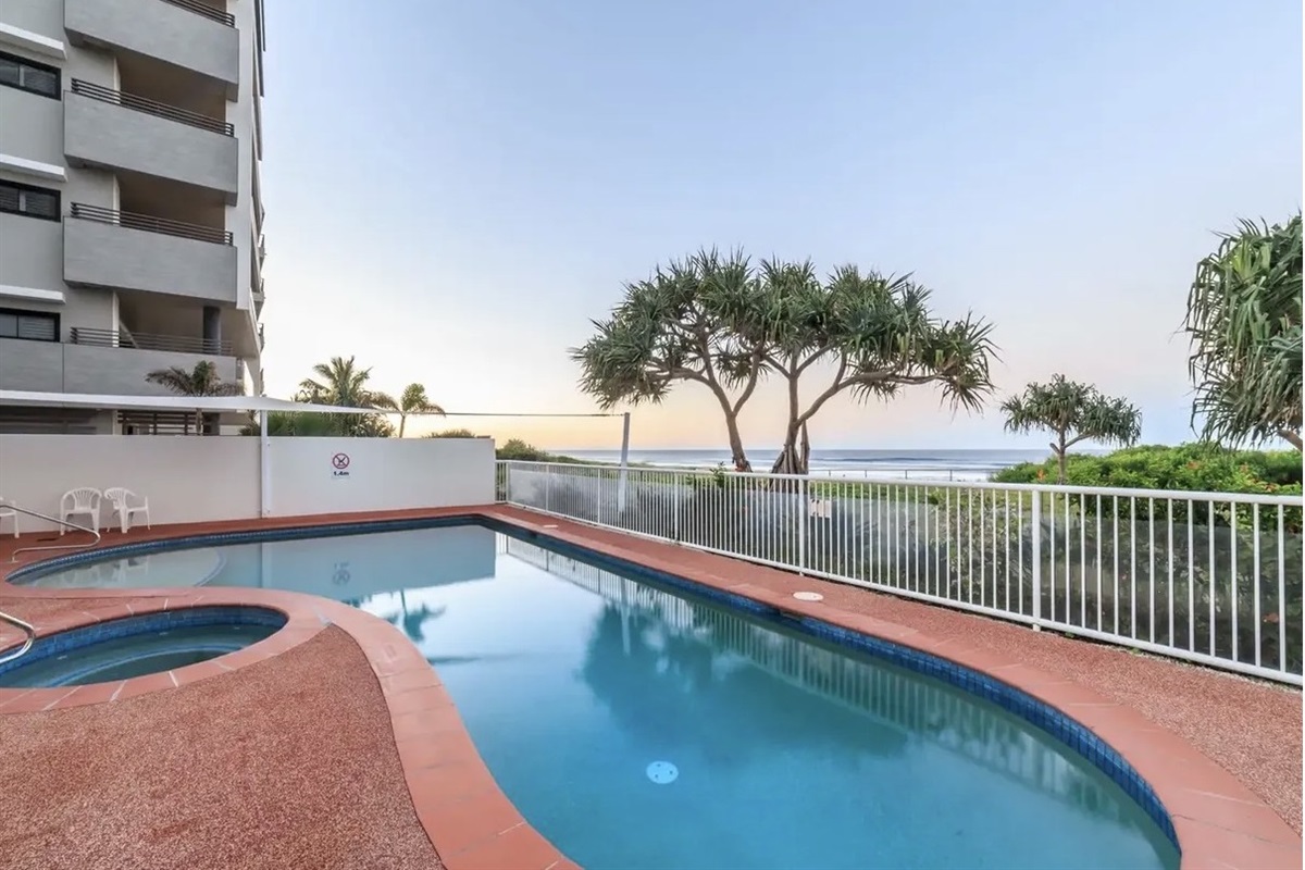 Beach View from Pool