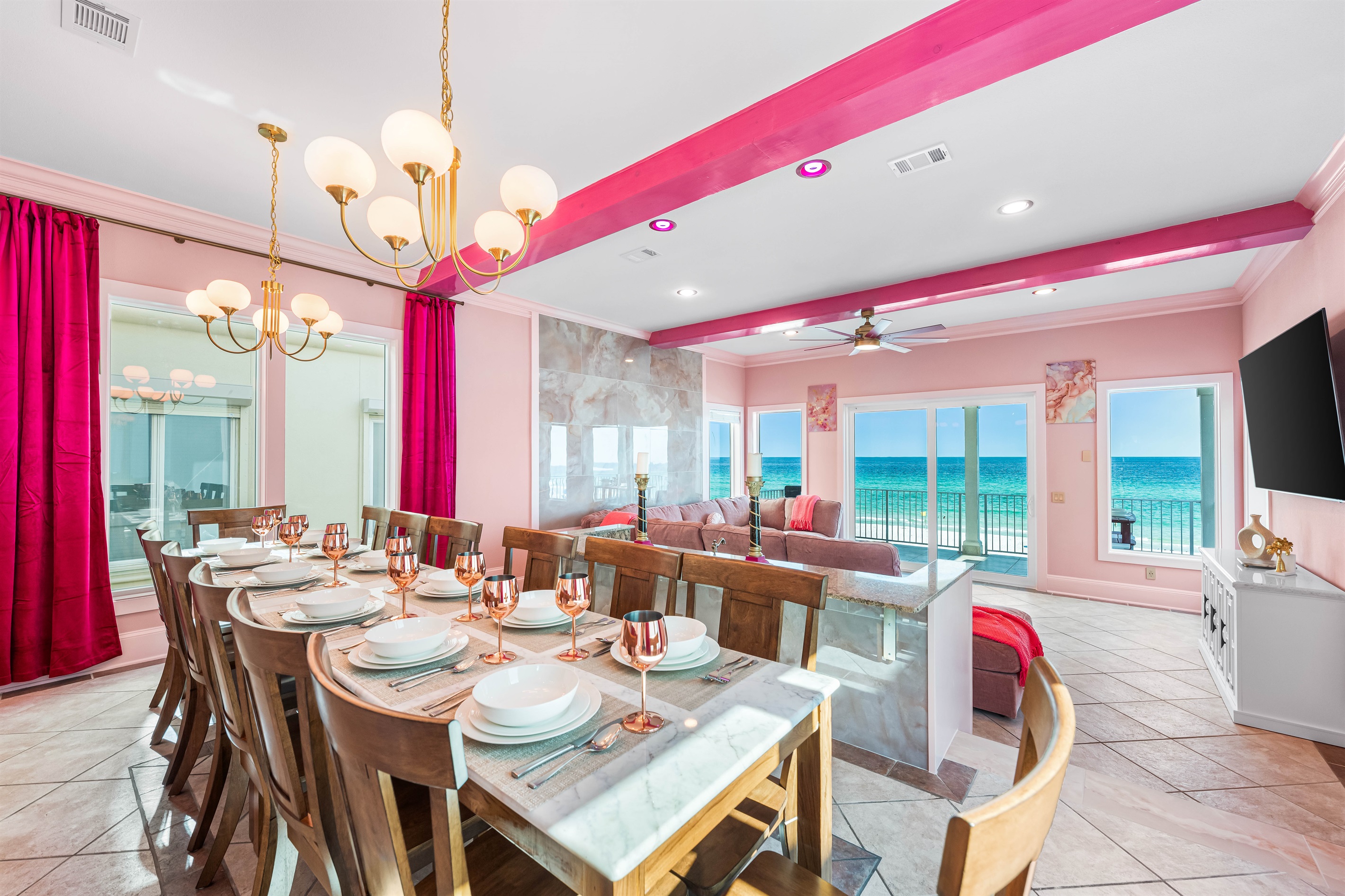 Beachfront Dining Room | Second Floor