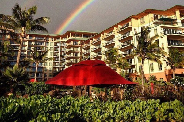 Beautiful Maui double rainbow