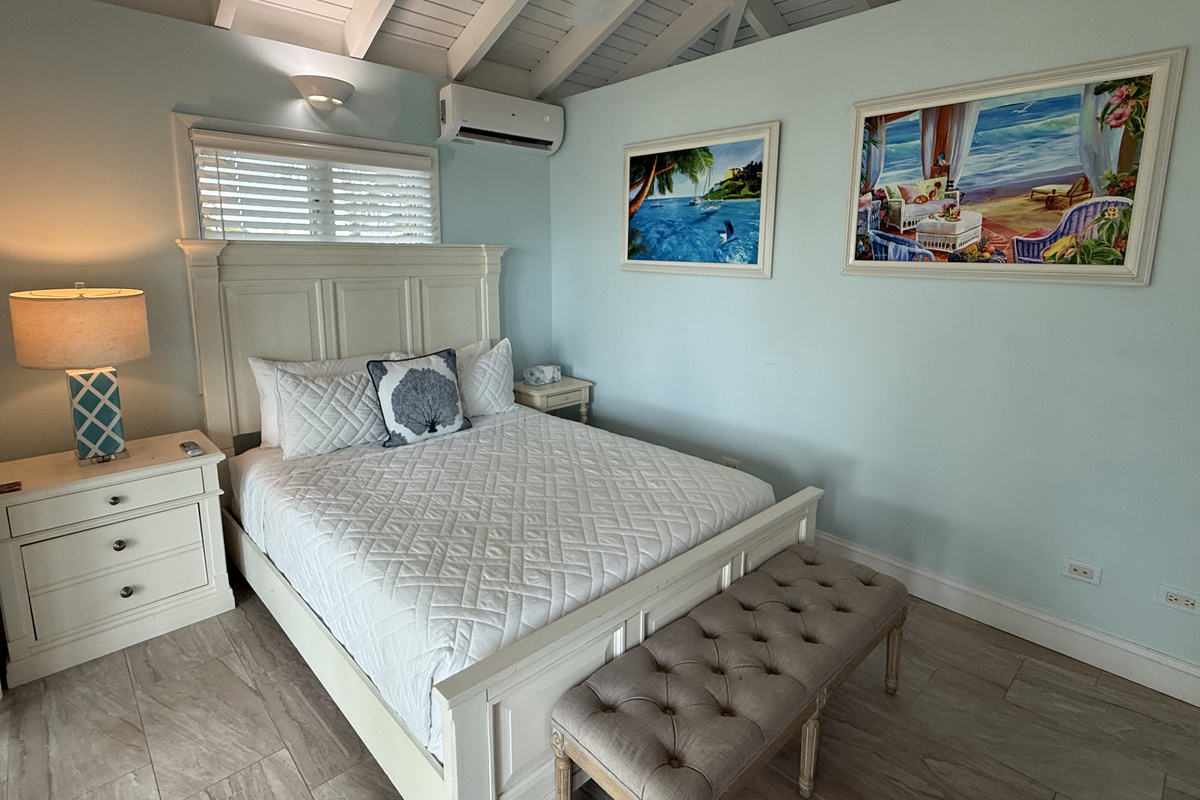 Settle in and enjoy a restful night in this cozy bedroom.