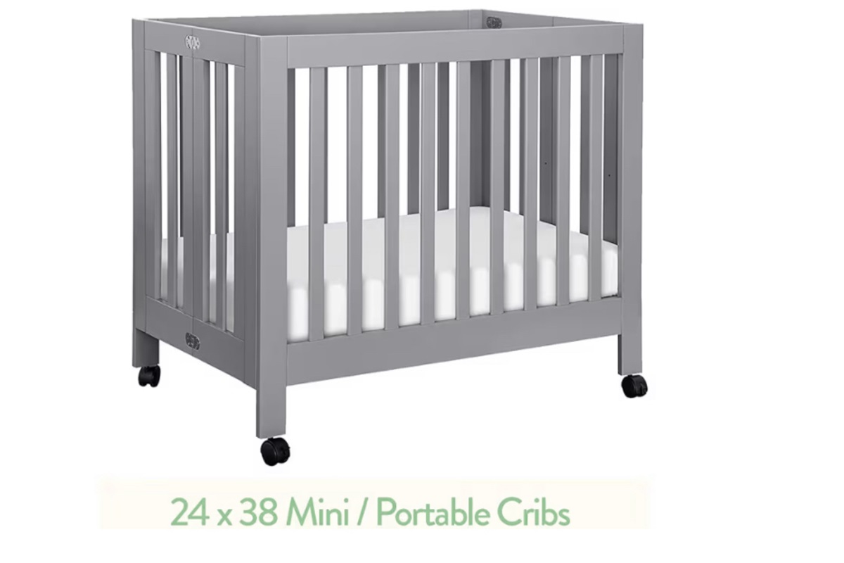 Portal crib and mattress included (bring your own sheets)