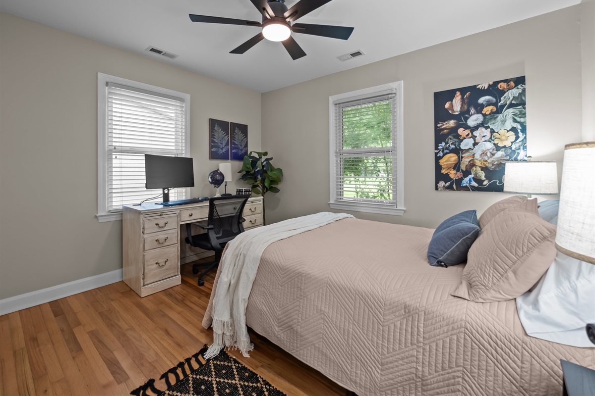 Room has a TV or a computer monitor, your choice!