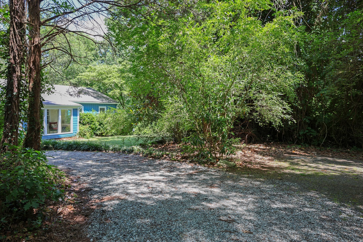 Driveway- Circle drive with additional parking area