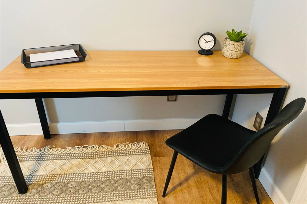 Work space in bedroom 3