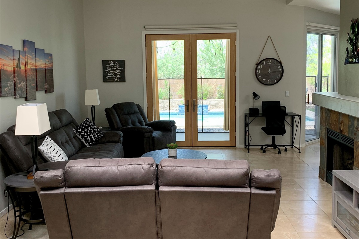 Your view as you enter through the front door.