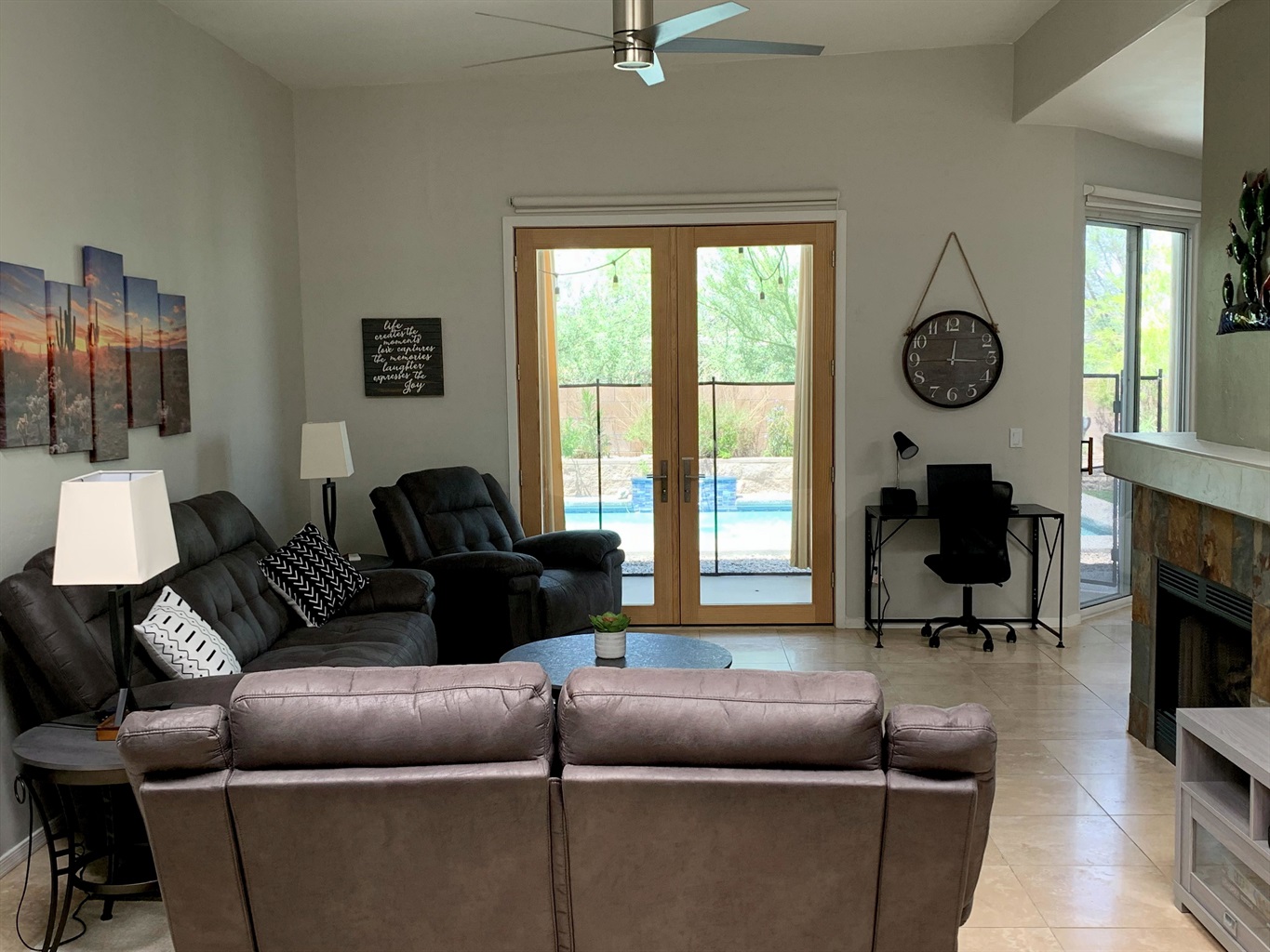 Your view as you enter through the front door.