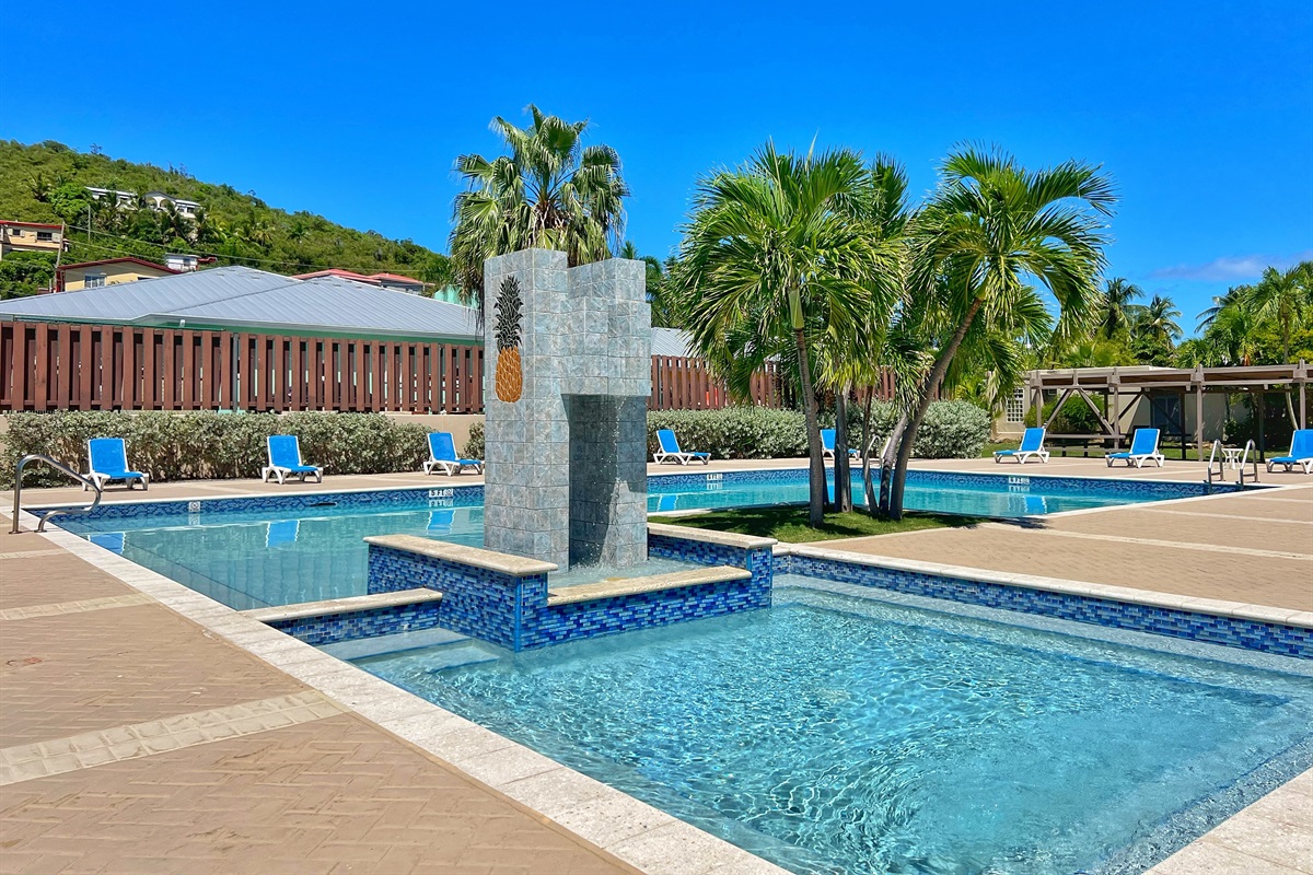 Whether you're swimming or sunbathing, the pool is always a great idea.