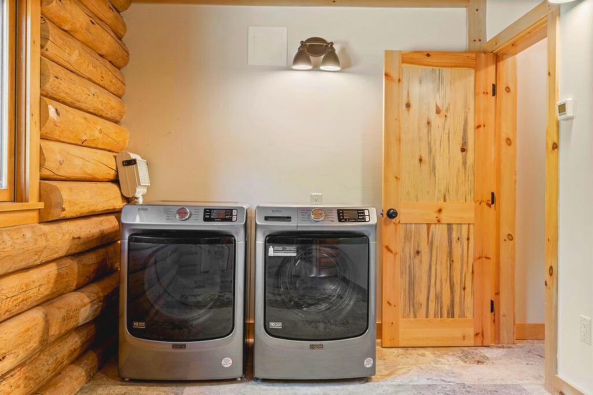 Keep life organized with your own laundry area.