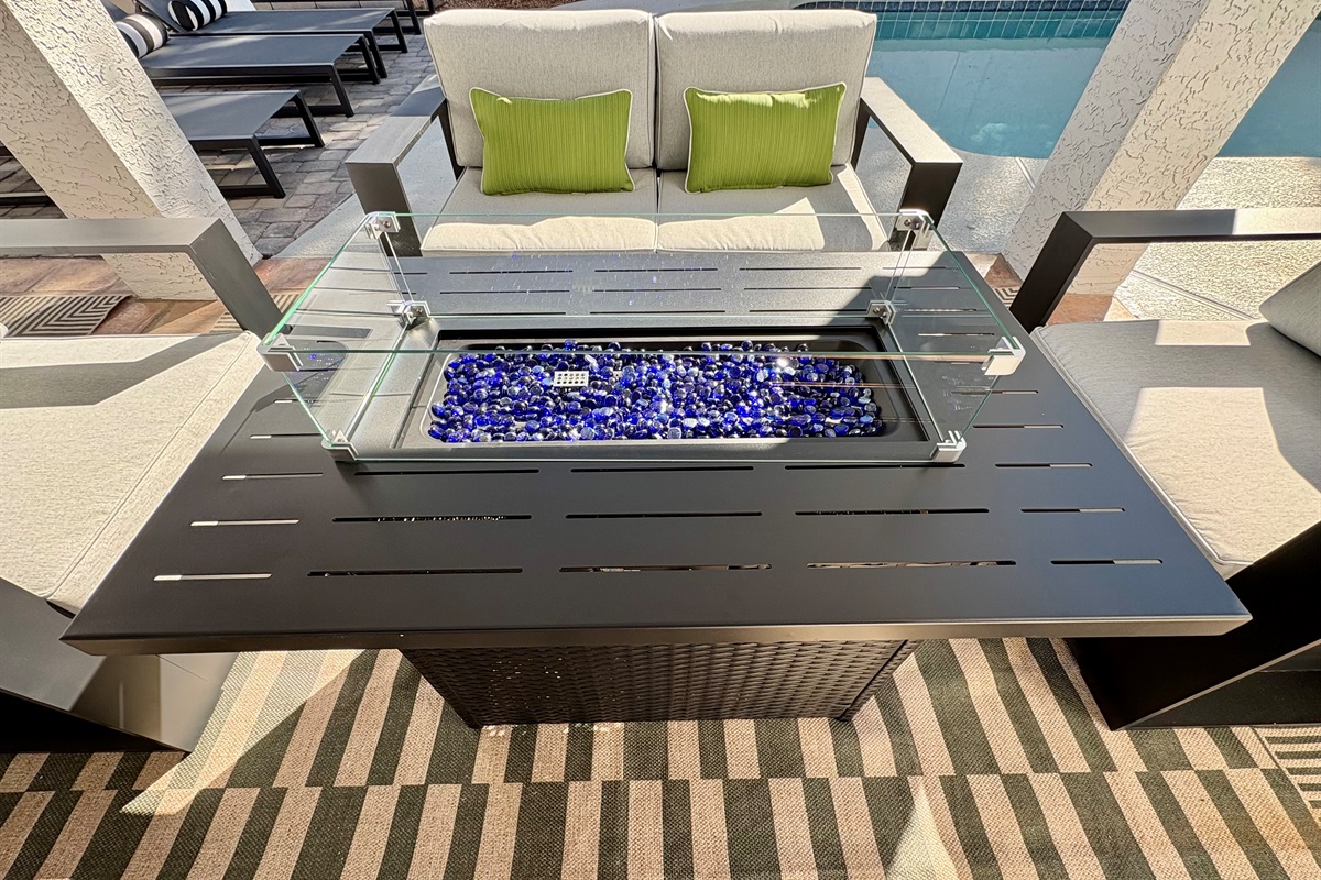 Seats 4 at the New Fire Table 