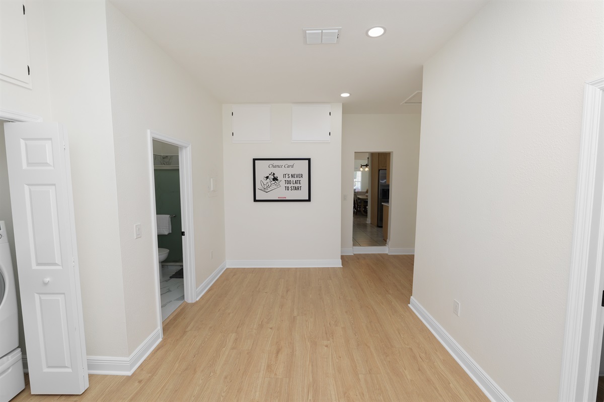 Hallway to the bedrooms