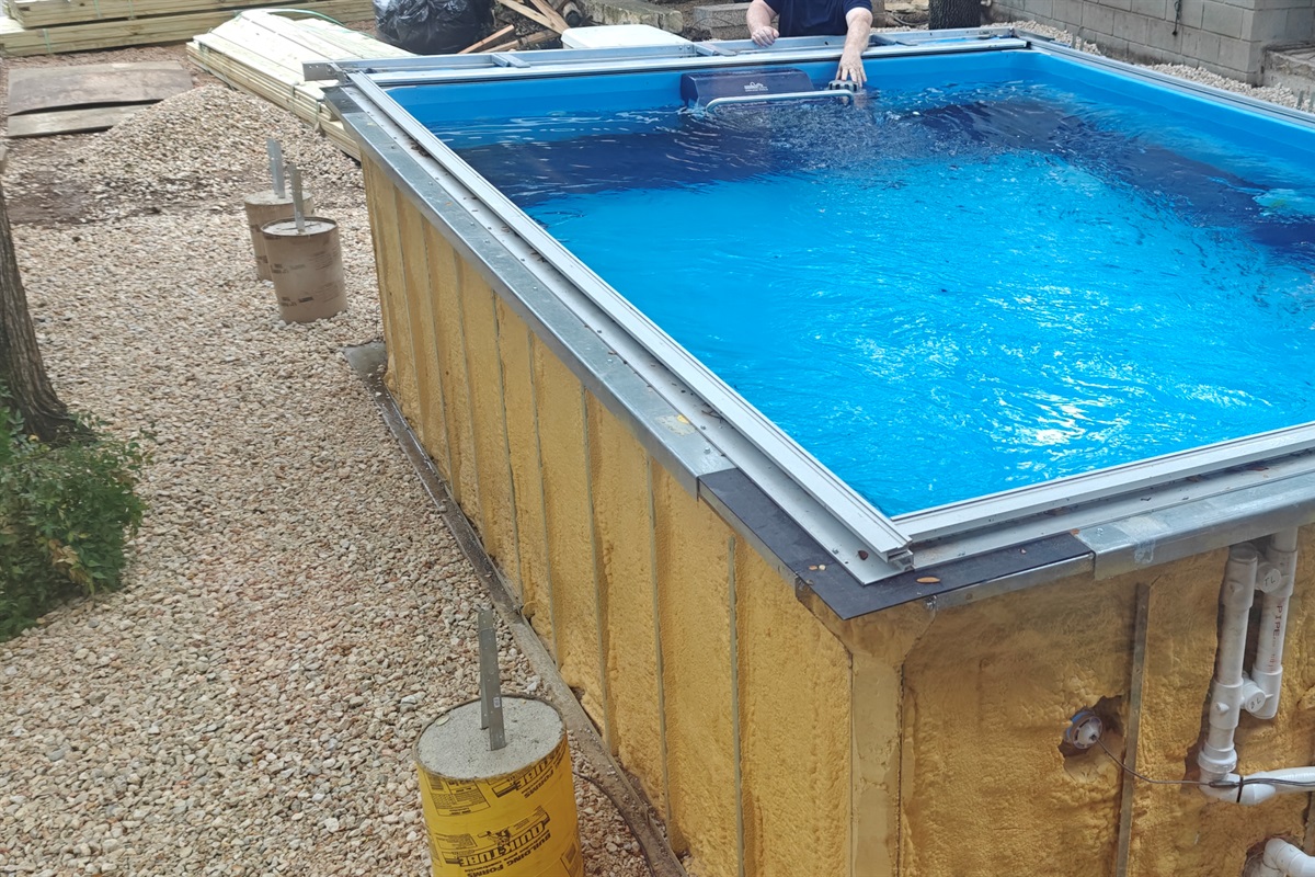 Swim current in pool makes for excellent exercise