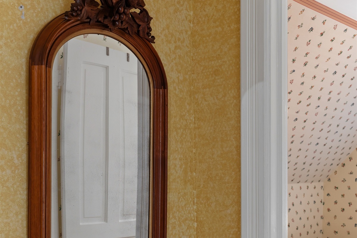 Character pieces throughout the cottage. 