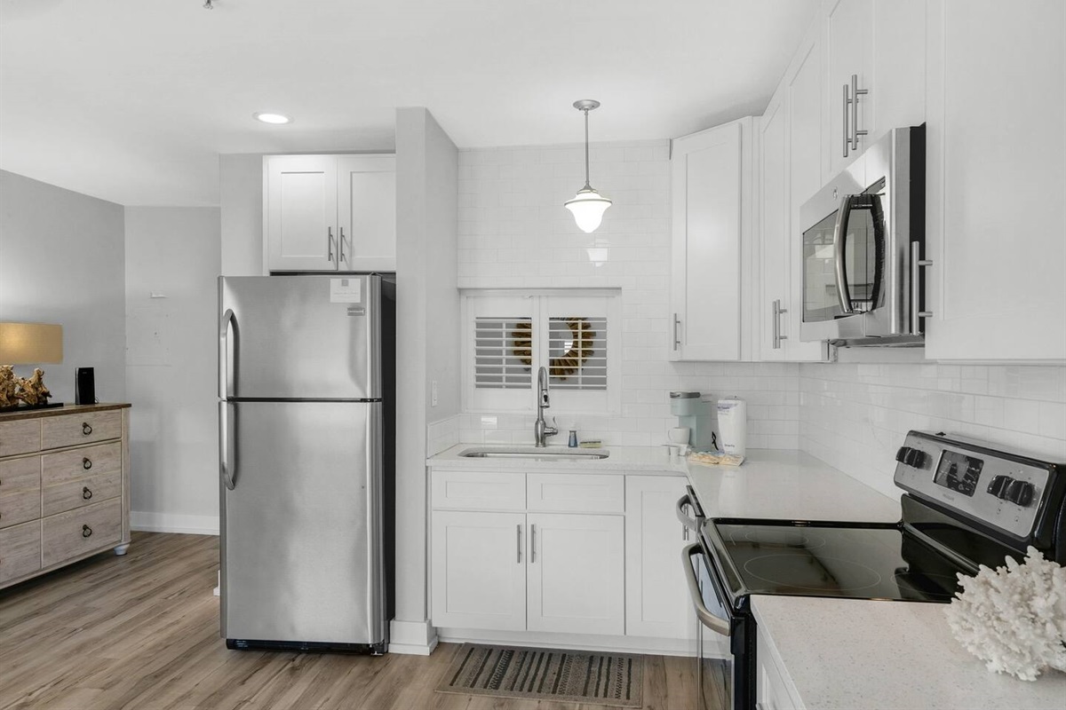 Stainless steel appliances!