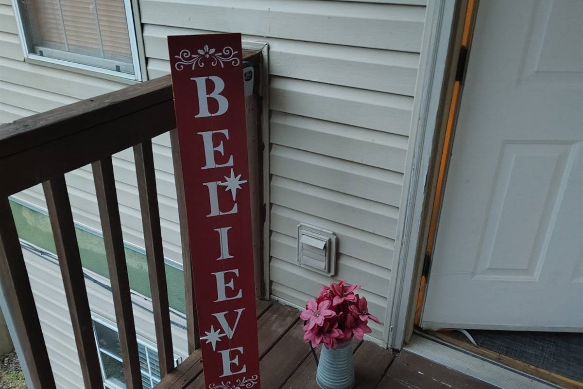 Holiday glow at home.