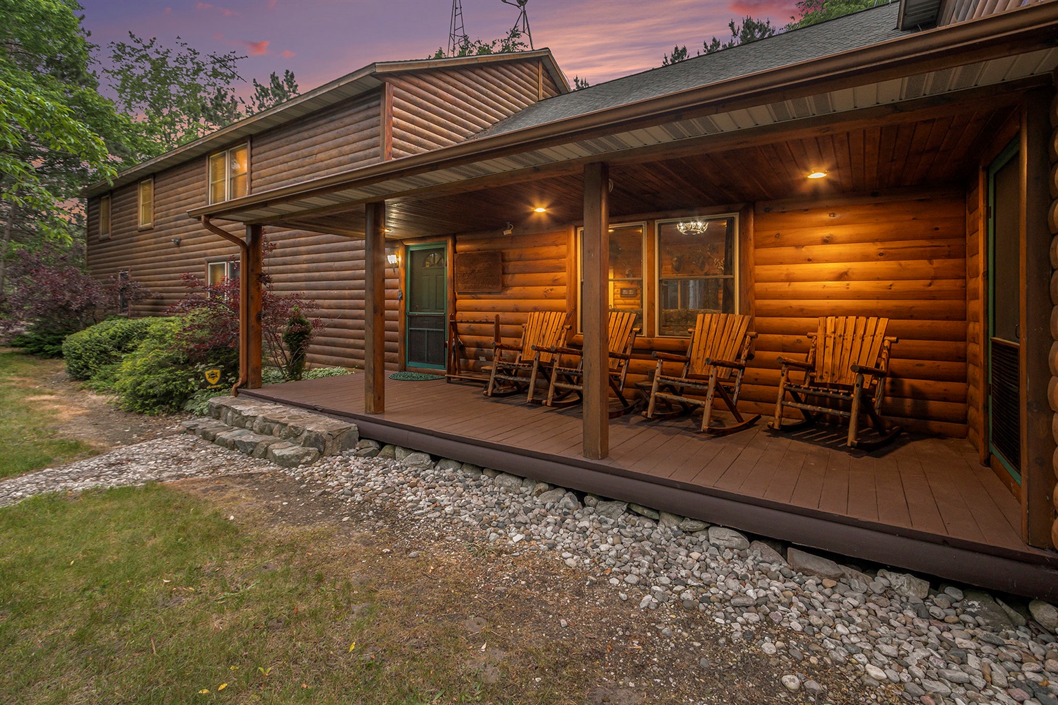Front porch rocking chairs