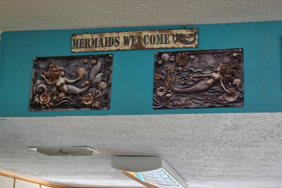 Mermaids on the kitchen