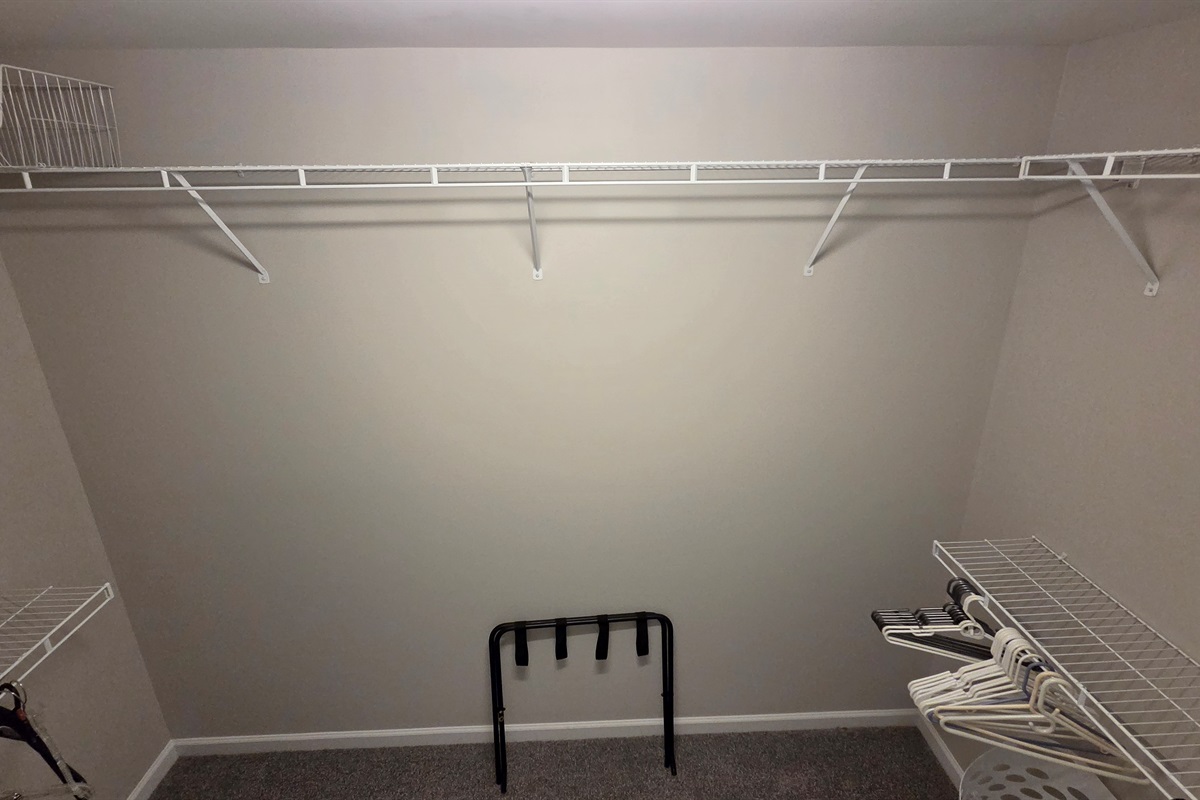 King Suite Walk-in Closet