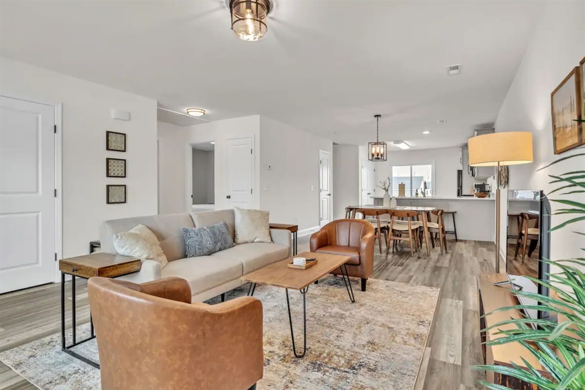 Left side of duplex - Living Room