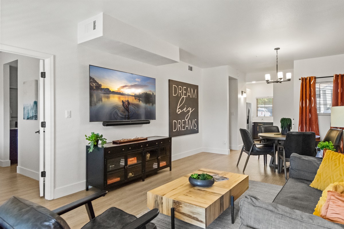 🛋️ Enjoy premium comfort and stylish living room during your Airbnb getaway.