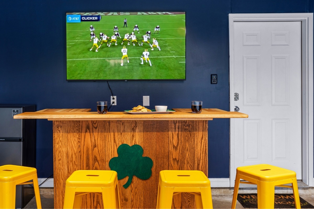 Pull up a chair and grab your favorite drink for the game