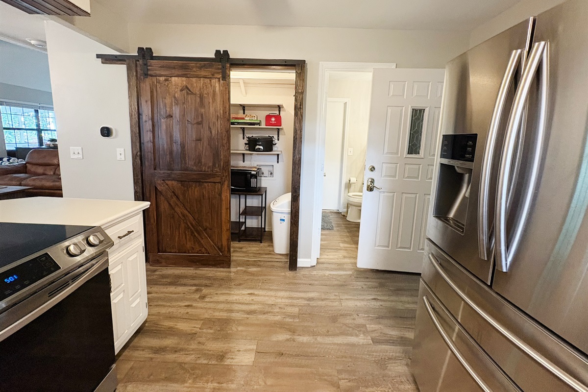 Pantry & Main Bathroom Access From Kitchen or Blue Bedroom