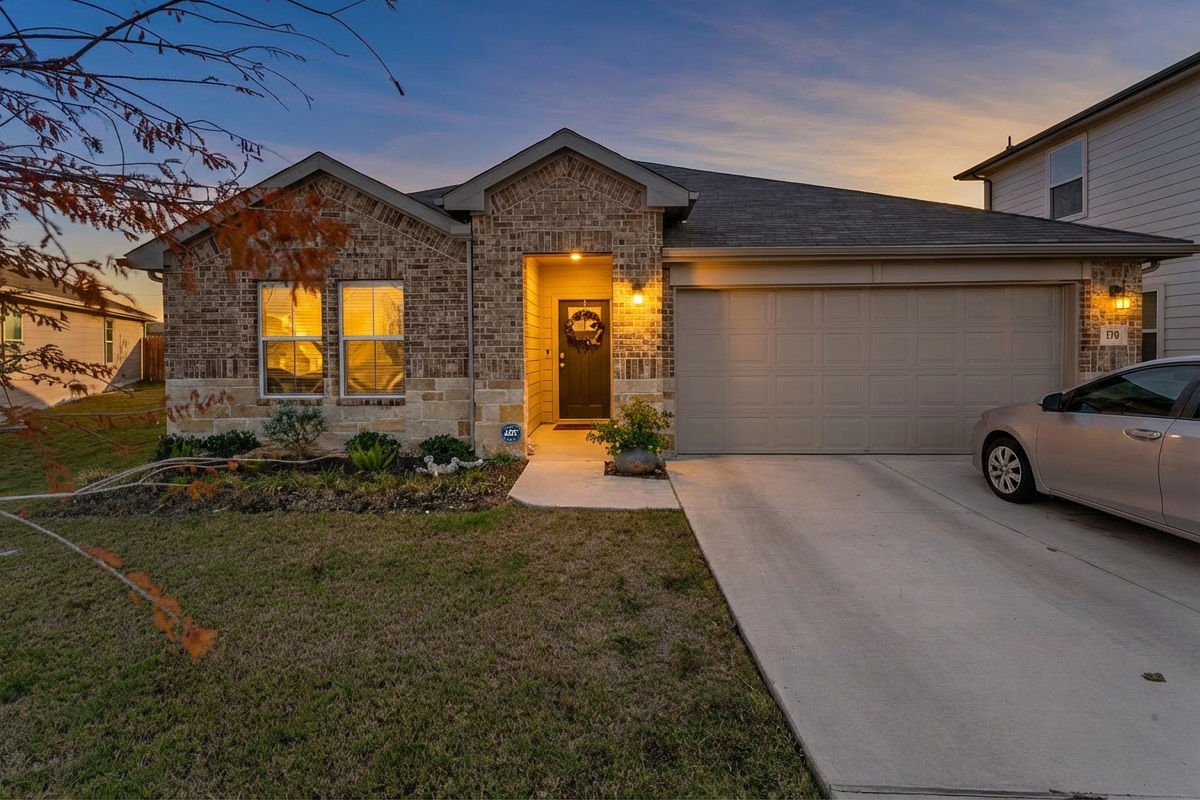 Coming home after dark this house is well lit no matter the hour