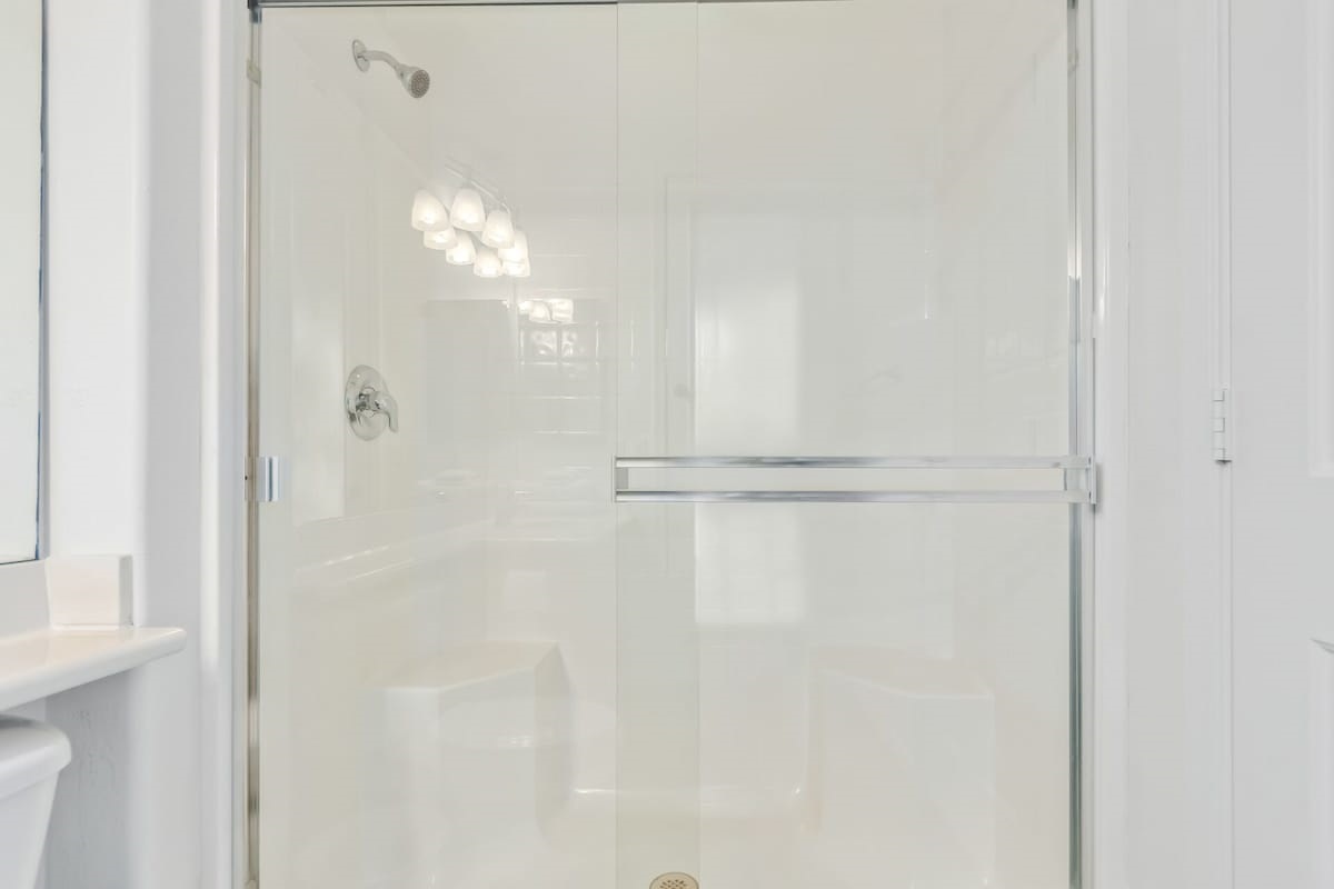 downstairs walk in shower