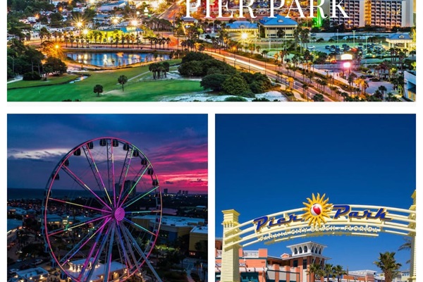 Pier park shopping area is only a few miles away.  