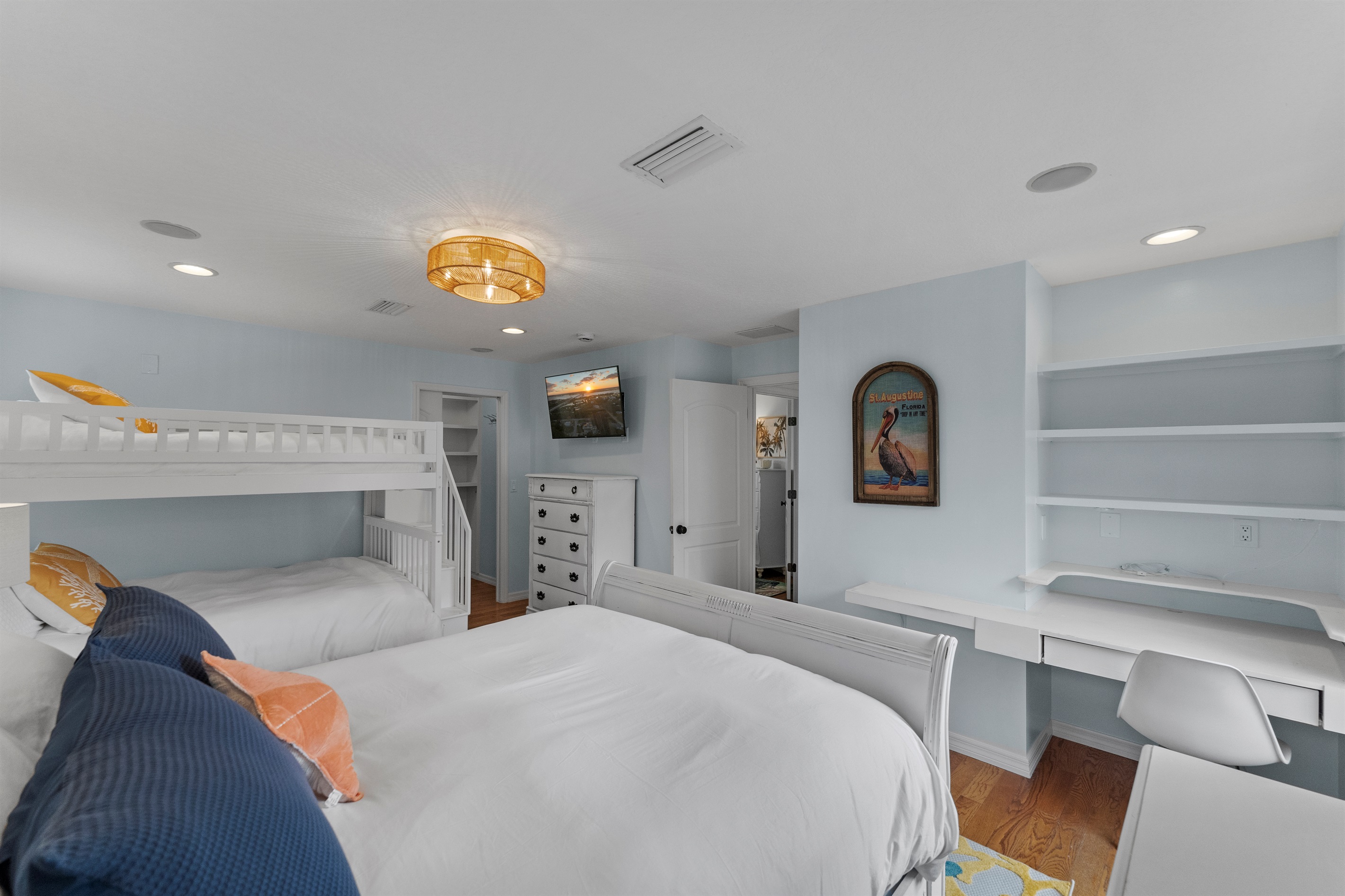 Full over Full Bunk Bed in Bedroom #3