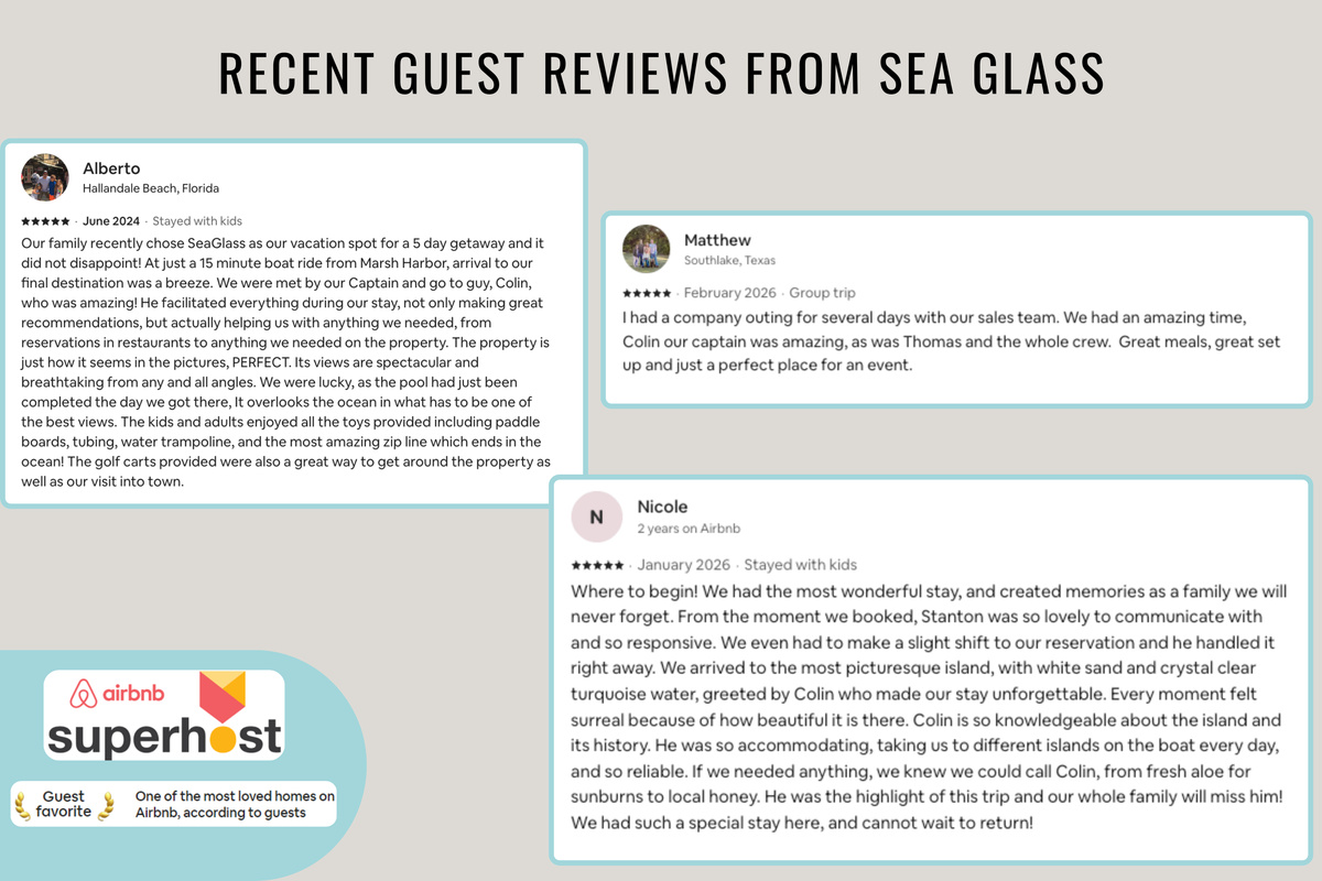 Recent reviews from happy guests show that you are in good hands!