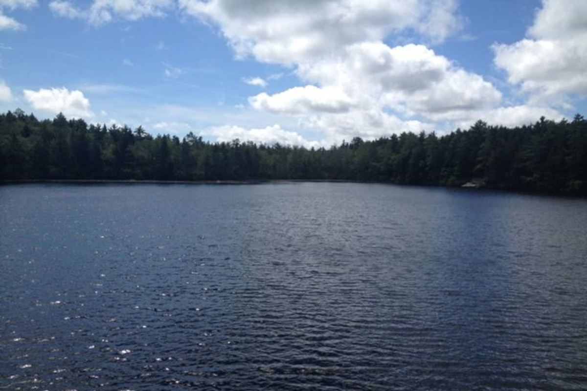Just a glimpse of our pristine fresh water swimming hole on Dutch Neck. No houses, hidden from view and unknown to most. An unusual glacier formation.
