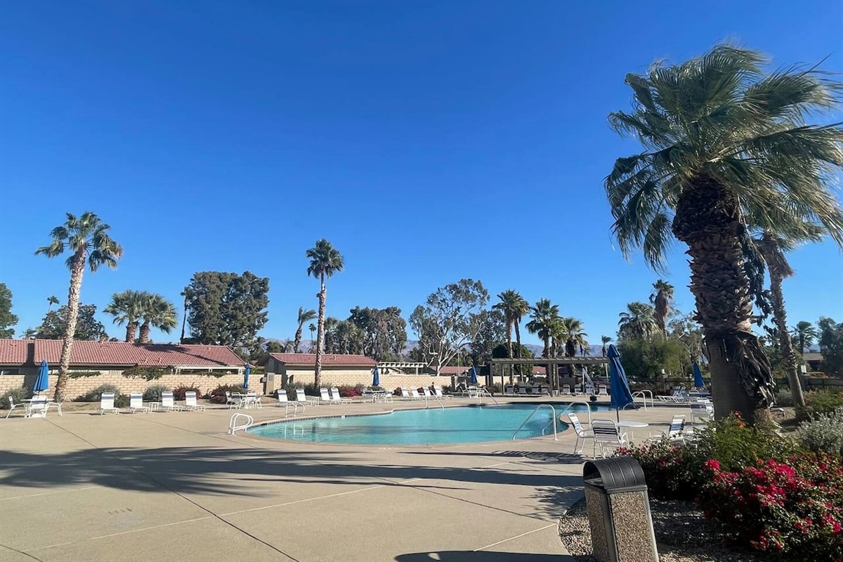 Indian Palms CC - Clubhouse and 1 of Many Pools