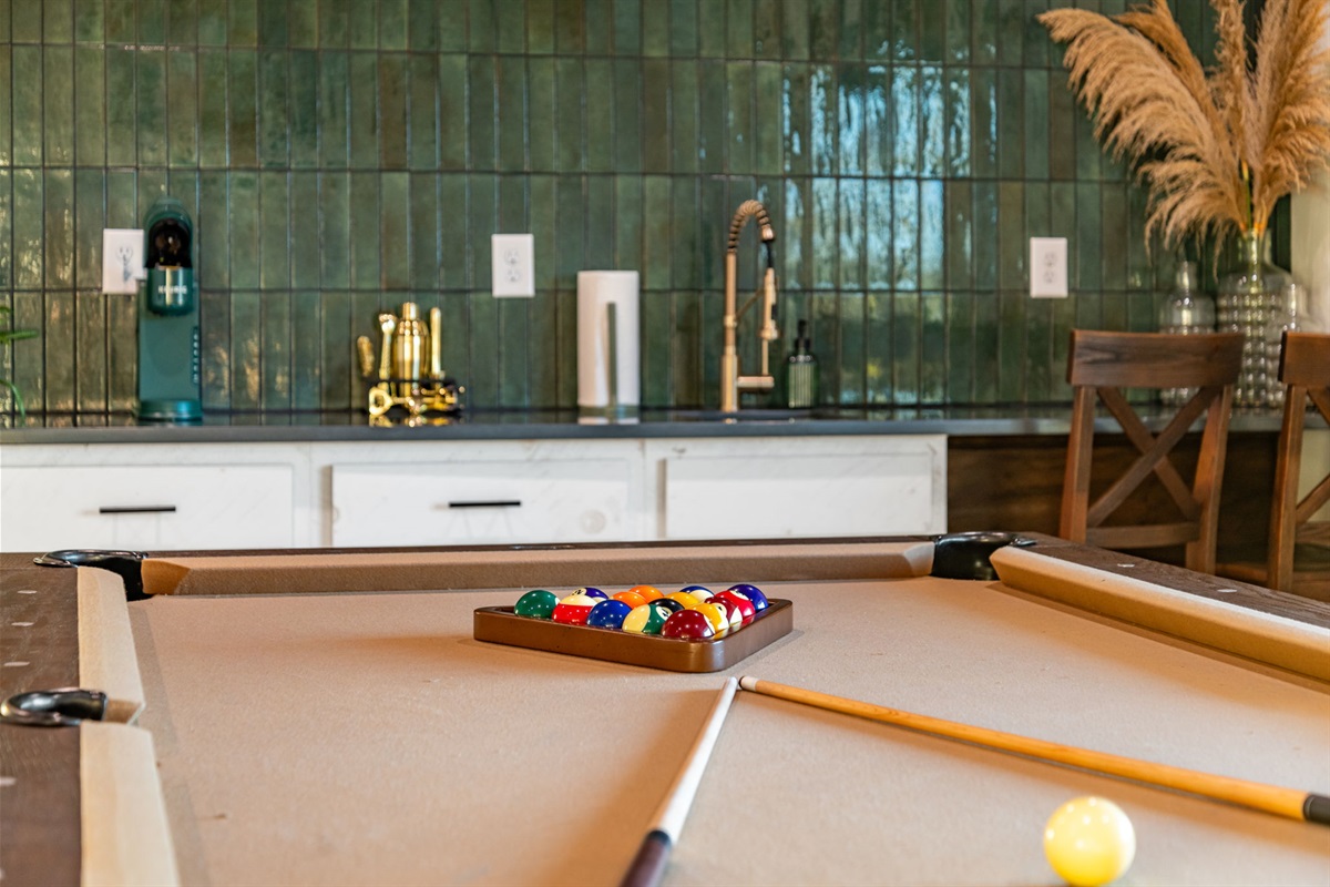 Friendly competition, relaxed energy.