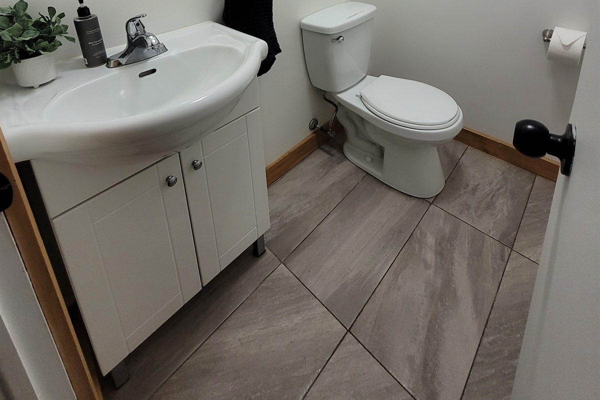 Upstairs bathroom three