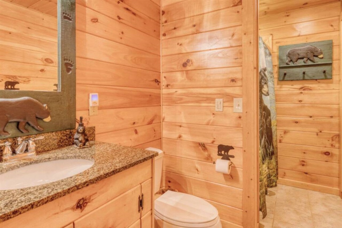 Fully-equipped bathroom for your convenience and comfort.