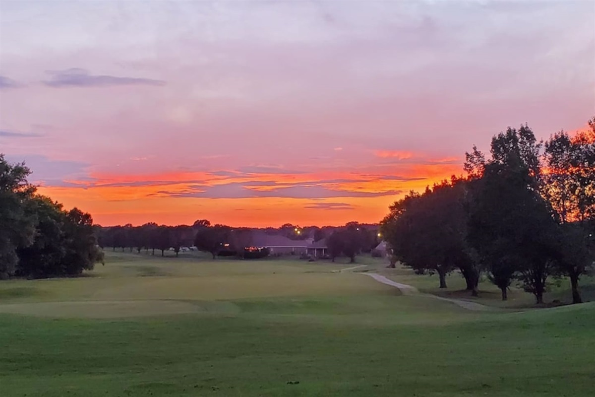 Sunsets from the back patio