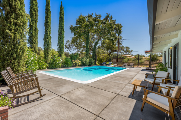 Exclusive Pool with Sun Loungers