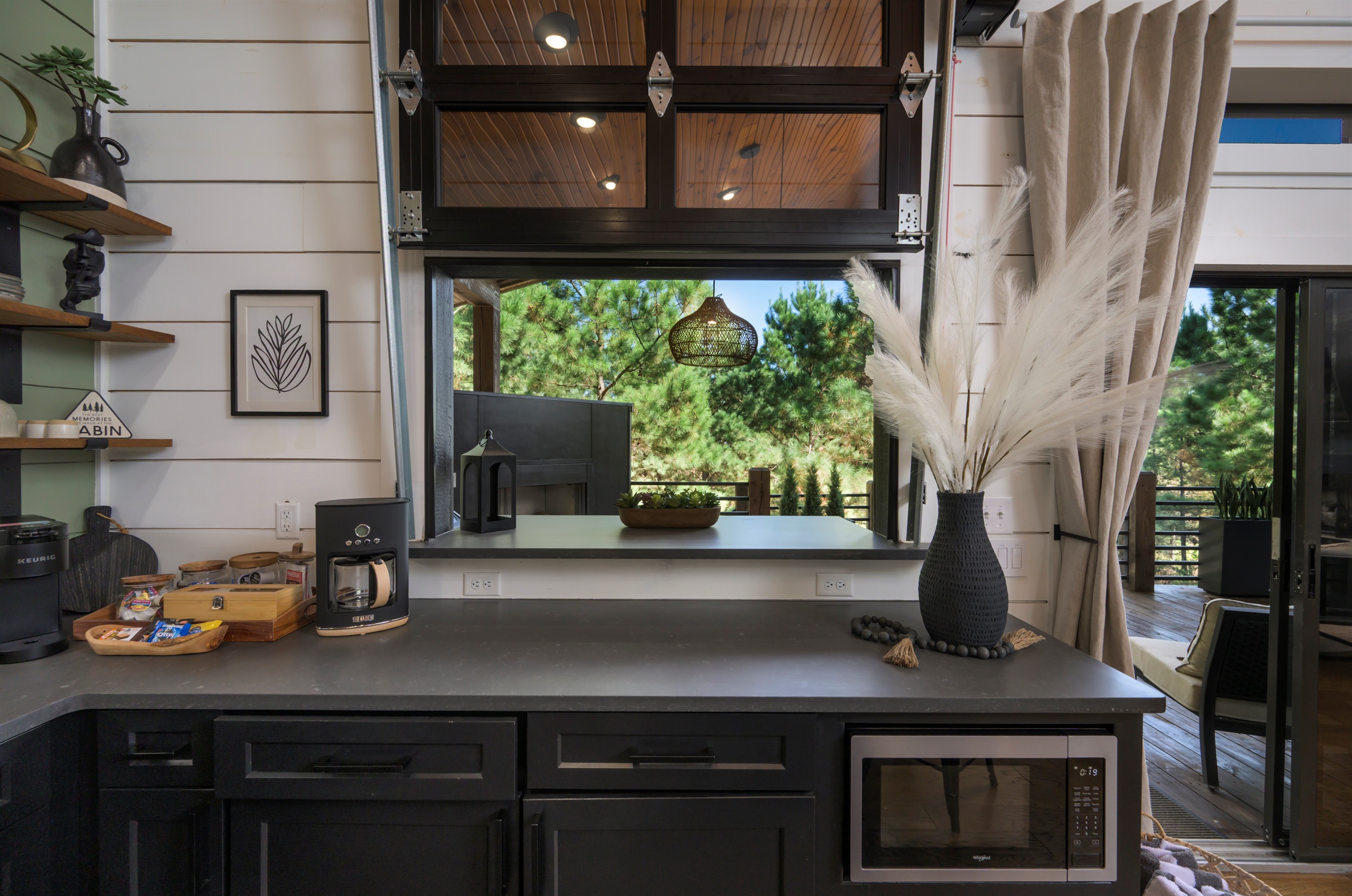 Indoor-outdoor flow at its best — serve, sip, and stay connected to nature