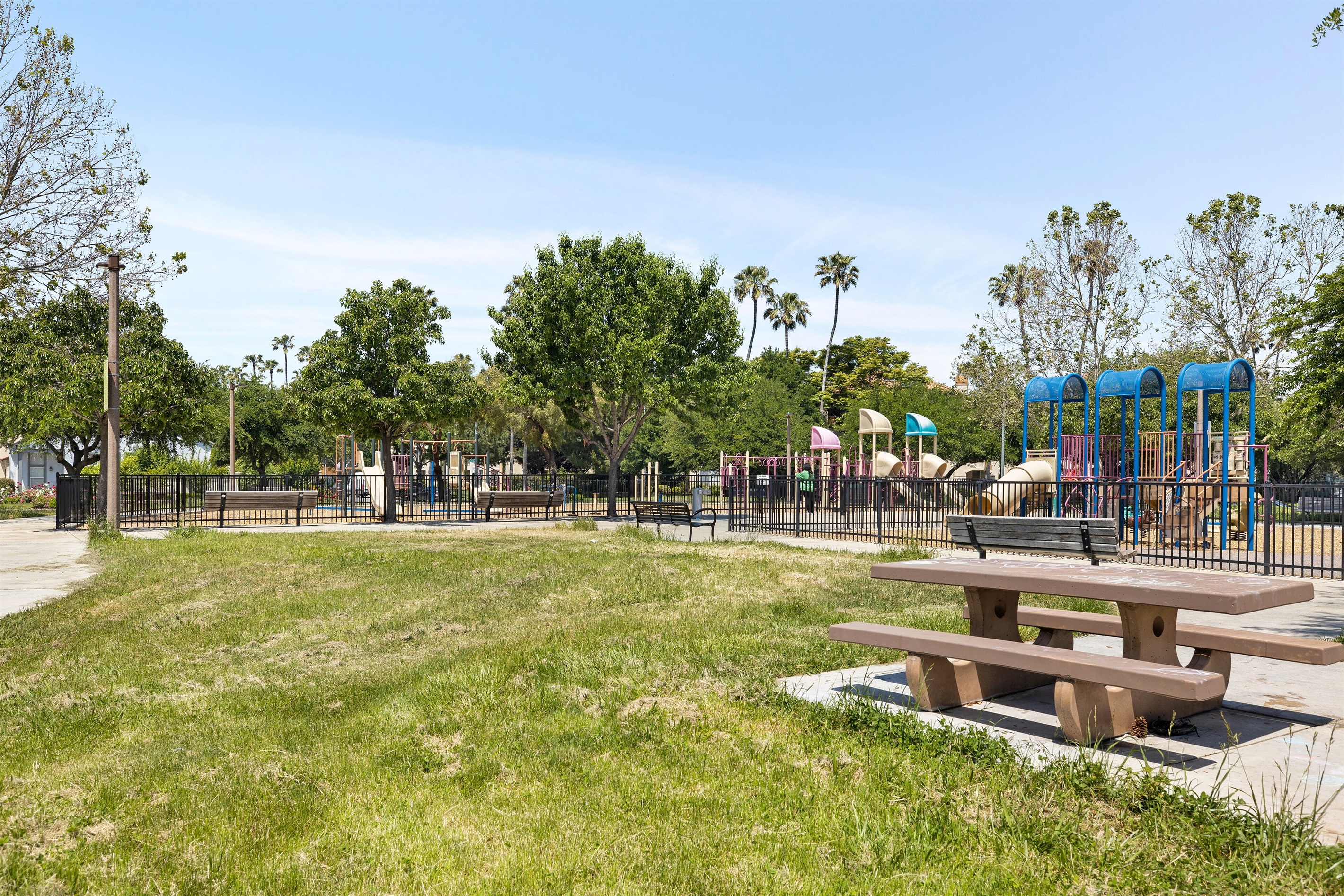 Palmia Park (4.1 Acreage Community park) is right in front of the house. literally across the street from the house. It has basketball court, tennis court, youth playground, public BBQ Grills, public picnic tables.
