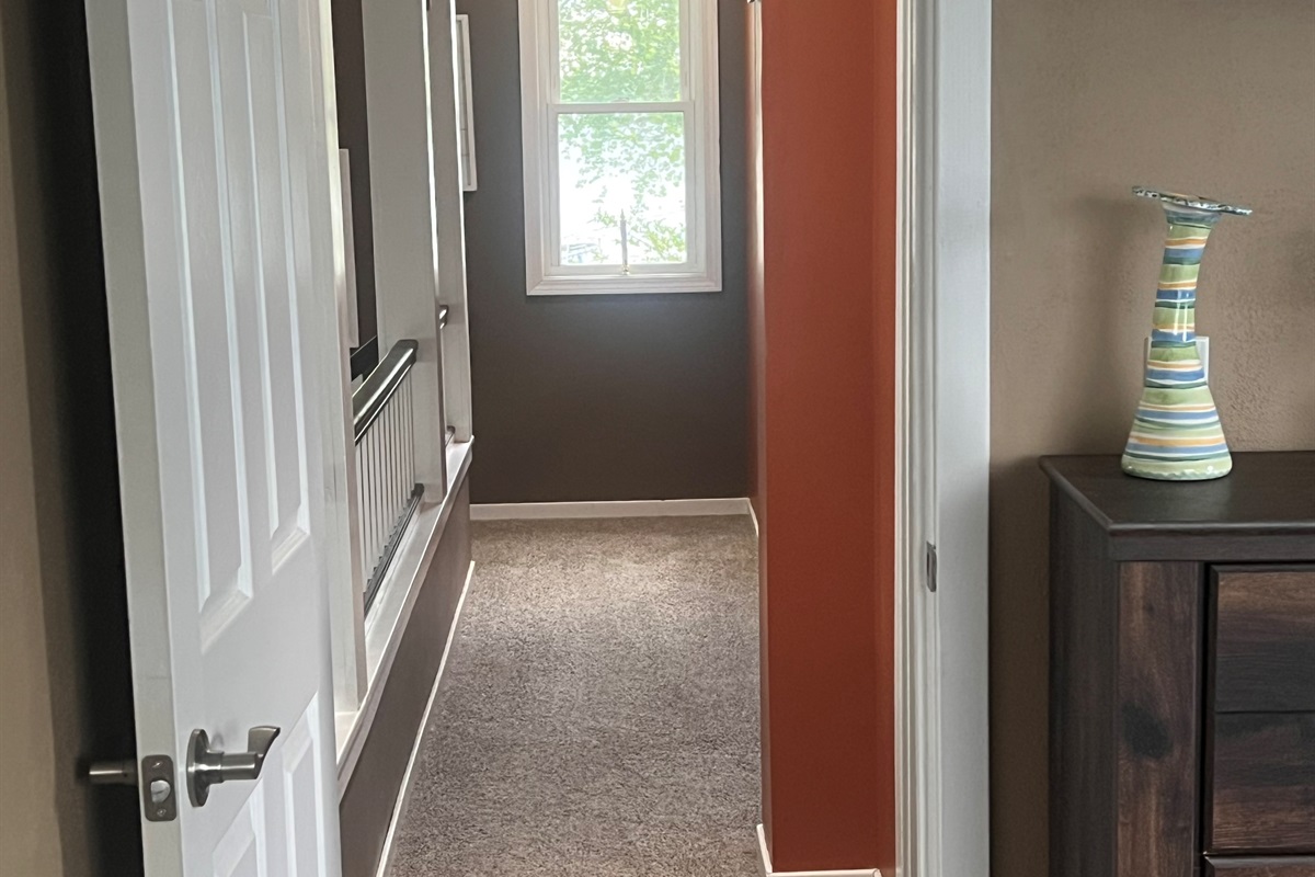 view of upstairs hallway 