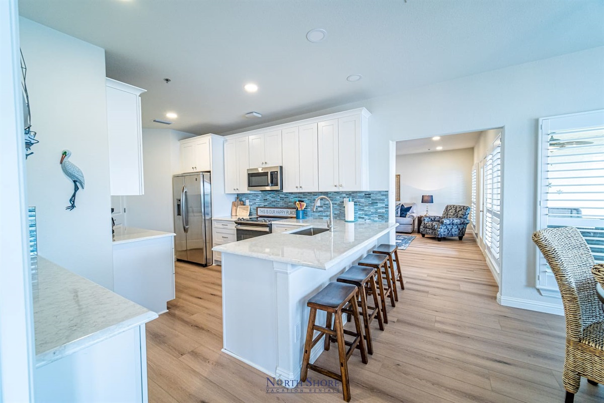 Bar Stools in Kitchen